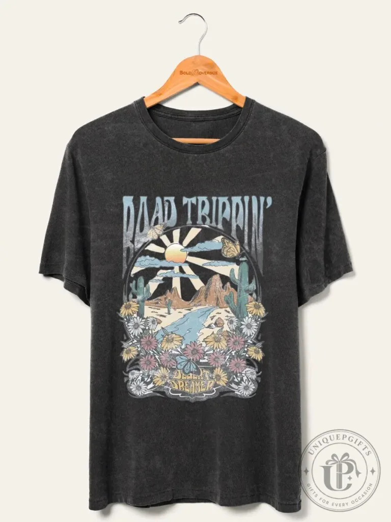 Road Trippin' Desert Dreamer Vintage Washed Graphic T-Shirt 41 Road Trippin' Desert Dreamer Vintage Washed Graphic T-Shirt
