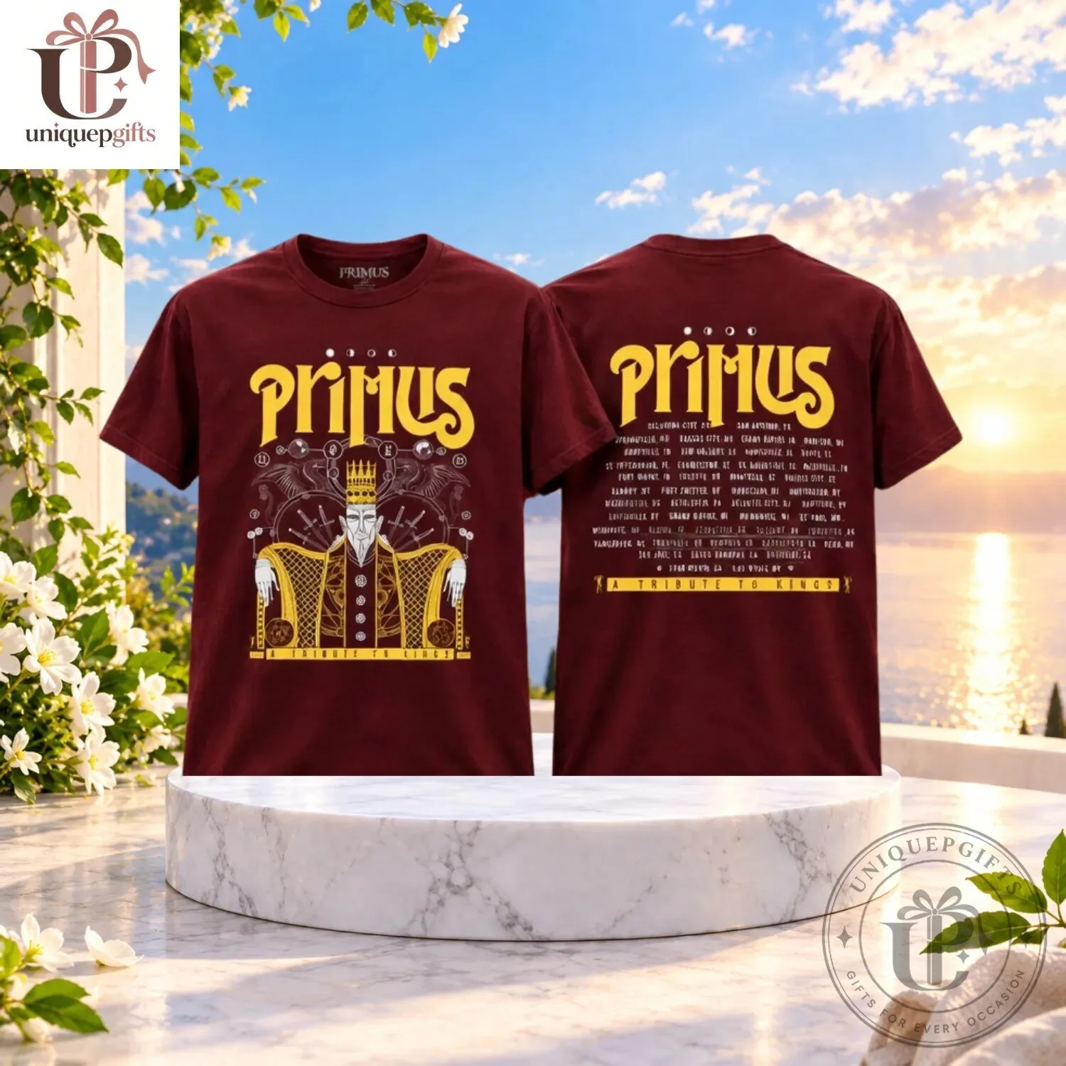 Primus Band A Tribute To Kings Rock Tour Merchandise T-Shirt
