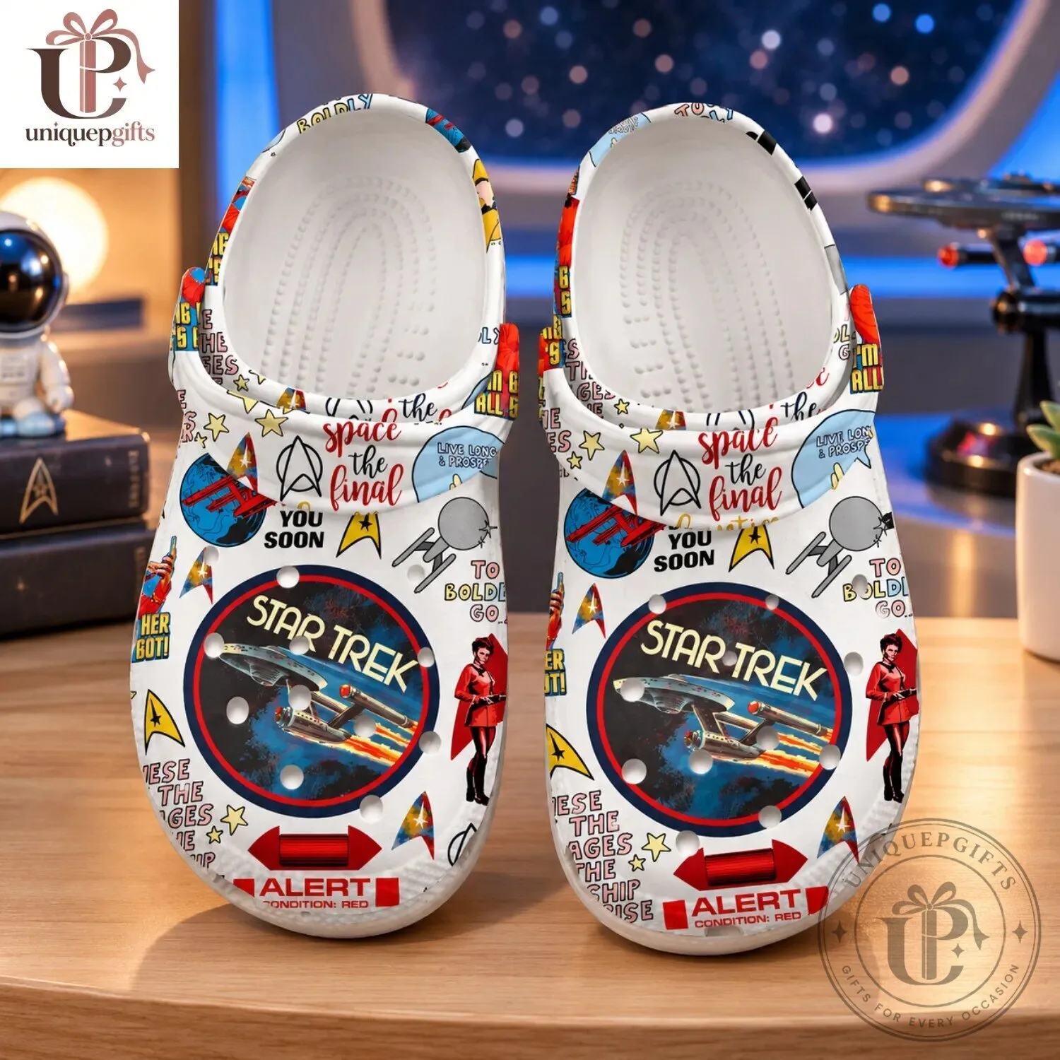 Star Trek Live Long And Prosper Space The Final Frontier All Over Print Clog Shoes 3 Star Trek Live Long And Prosper Space The Final Frontier All Over Print Clog Shoes